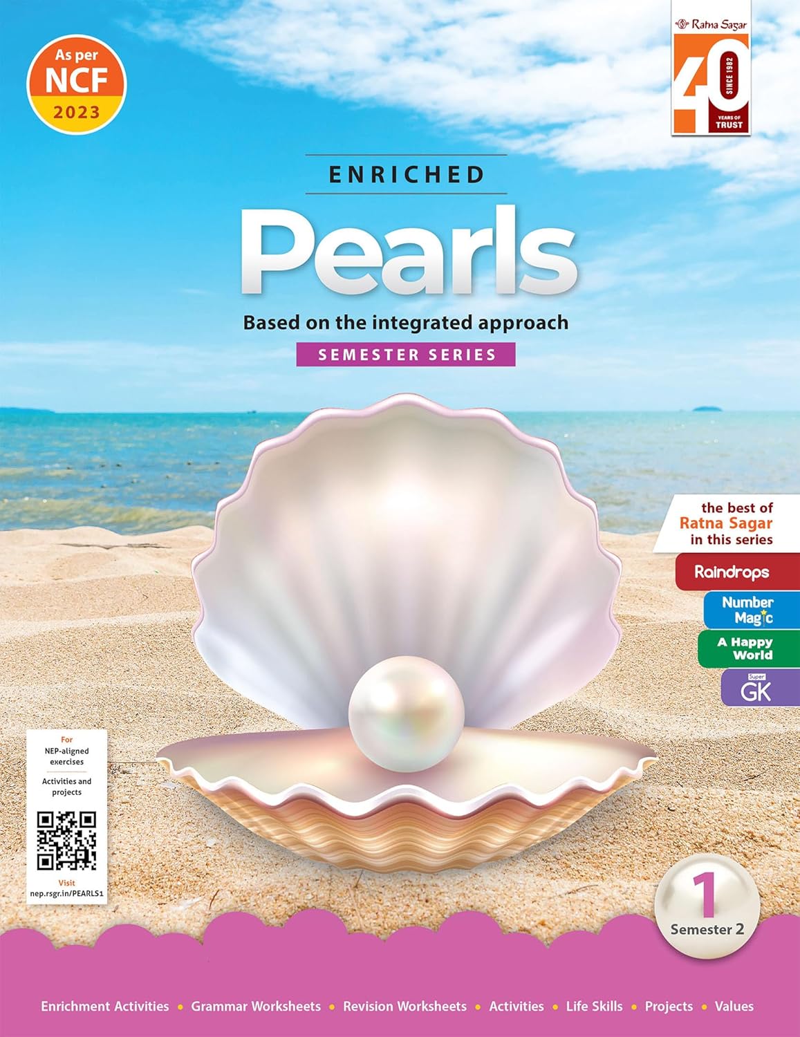 Ratna Sagar - Enriched Pearls For Class 1 Semester 2