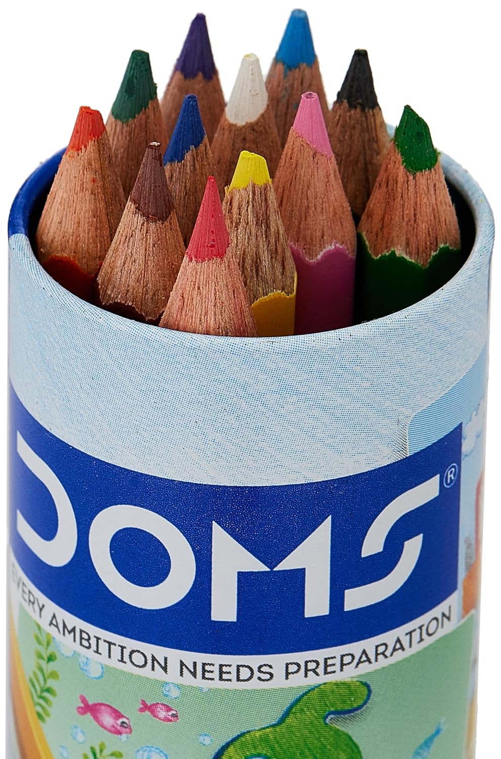 DOMS HSC 12 SHADES PENCIL TIN PACK