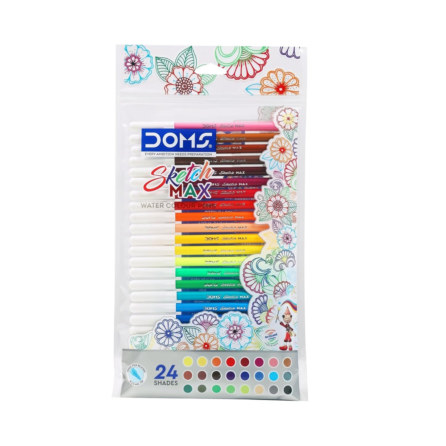 DOMS SKETCH MAX WATER COLOUR PEN 24