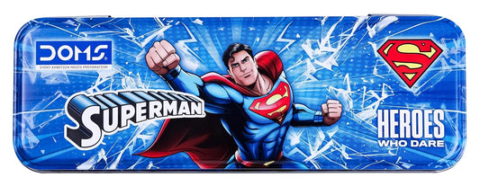 DOMS SUPERMAN TIN BOX front view