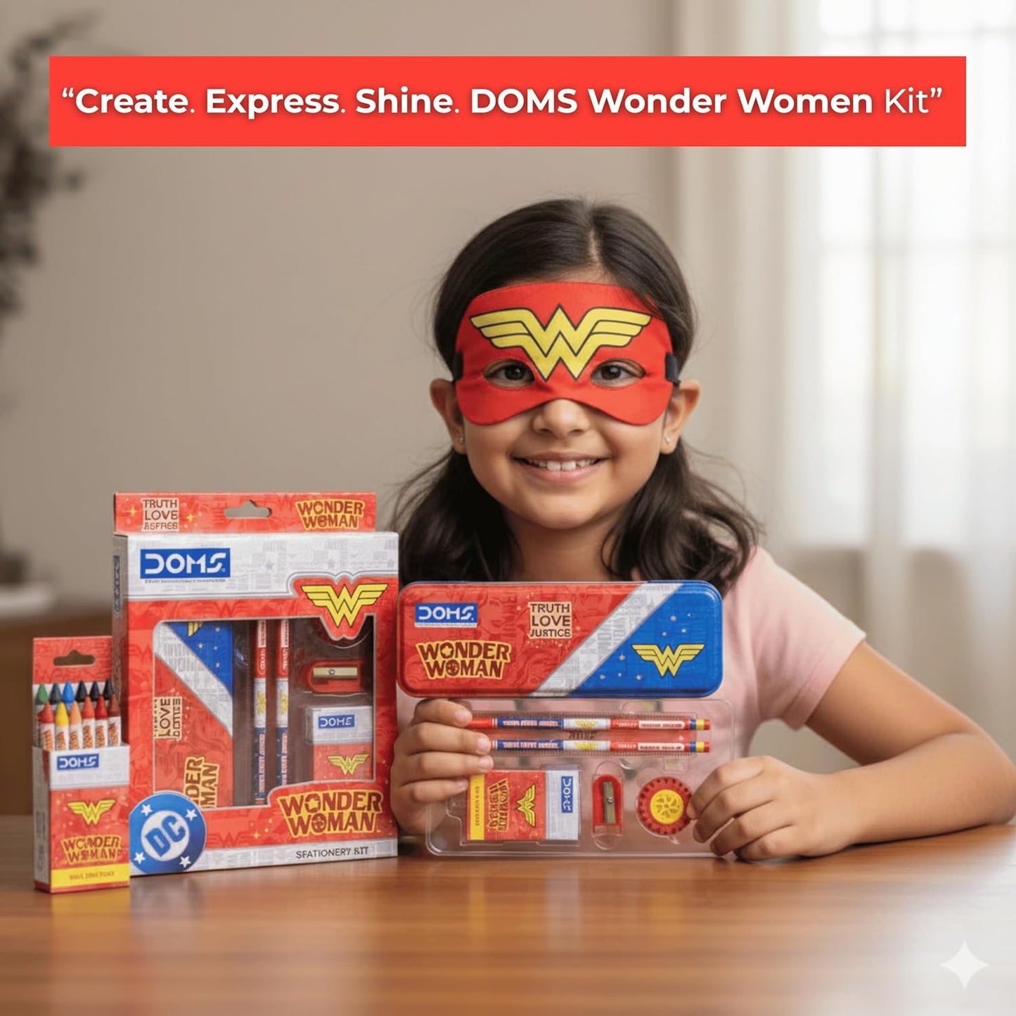 DOMS Wonder Woman Tin Box