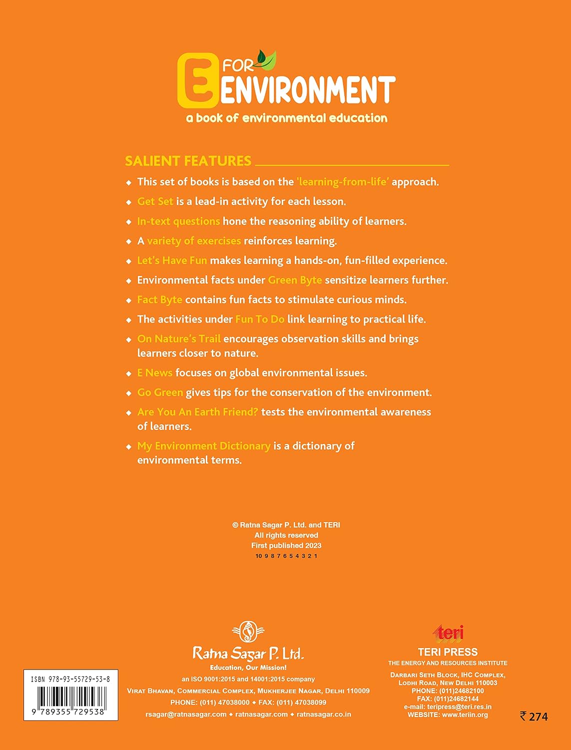 RATNA SAGAR E FOR ENVIRONMENT CLASS 3