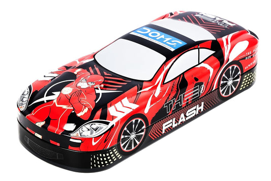 DOMS FLASH CAR TIN BOX front view