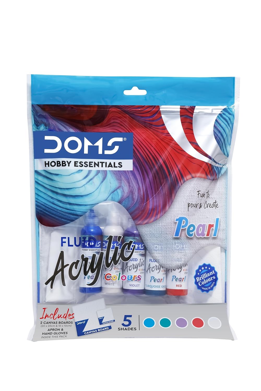 DOMS PEARL FLUID ACRYLIC COLOUR