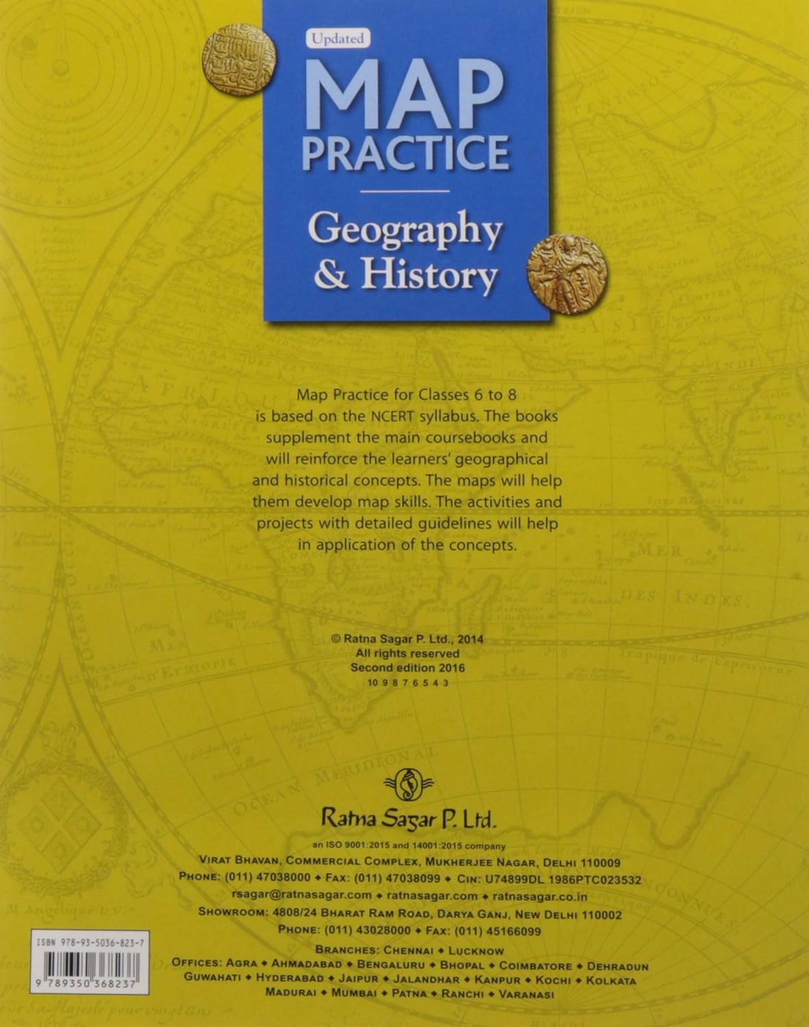 RATNA SAGAR MAP PRACTICE CLASS 6