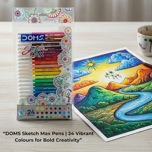 DOMS SKETCH MAX WATER COLOUR PEN 24 product packaging