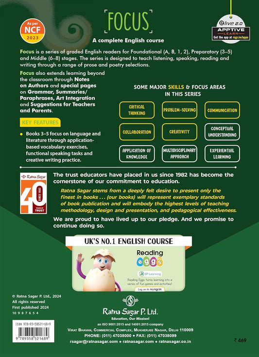 RATNA SAGAR FOCUS ENGLISH CLASS 4