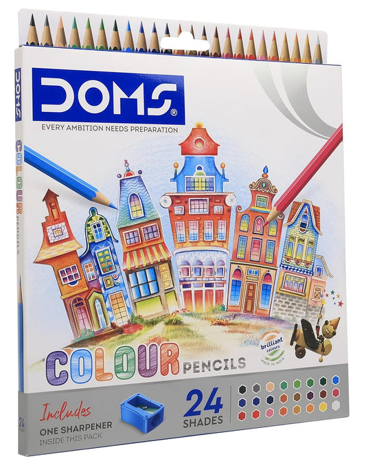 DOMS FSC 24 SHADES COLOUR PENCIL product packaging