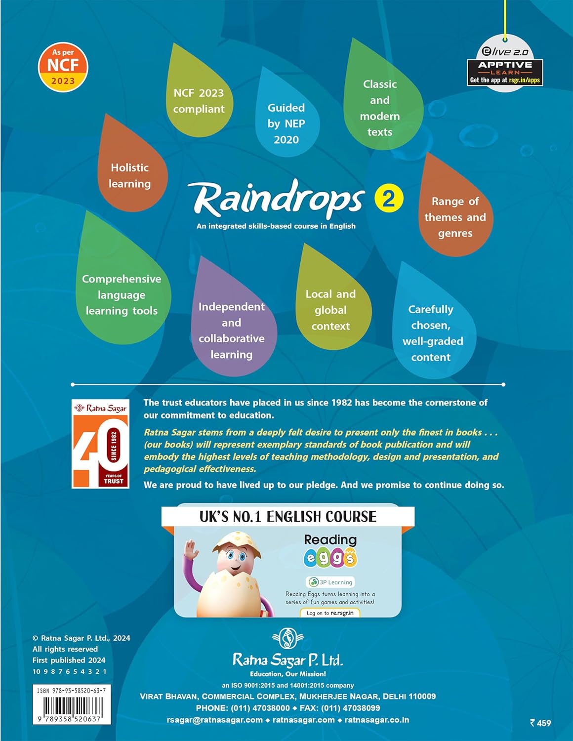 RATNA SAGAR RAINDROPS CLASS 2