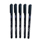 DOMS INXIFY GEL PEN BLACK 5 PCS POUCH- FOIL