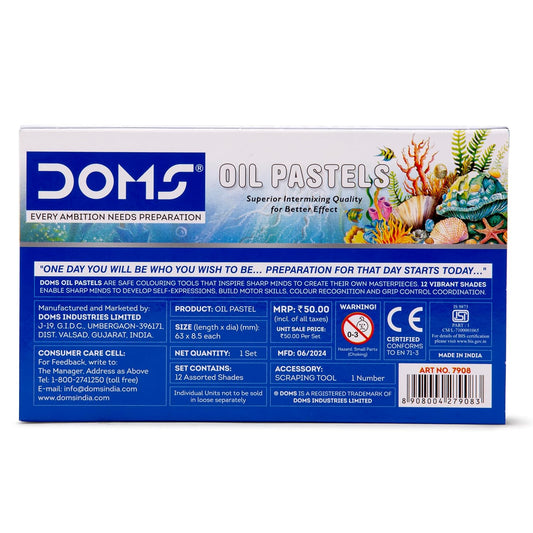 DOMS Oil Pastels Plastic Pack