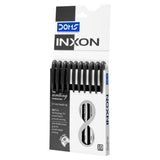 DOMS INXO GEL PEN BLACK 10 PCS PACK