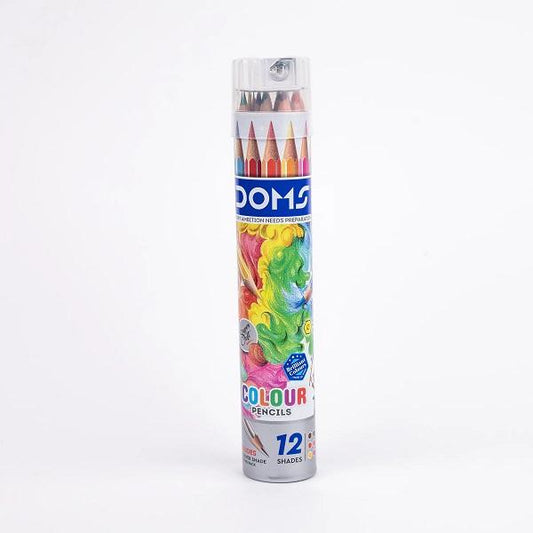 DOMS FSC 12 PENCIL ROUND TIN – Pencil Set
