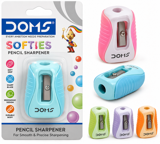 DOMS SOFTIES PENCIL SHARPENER front view