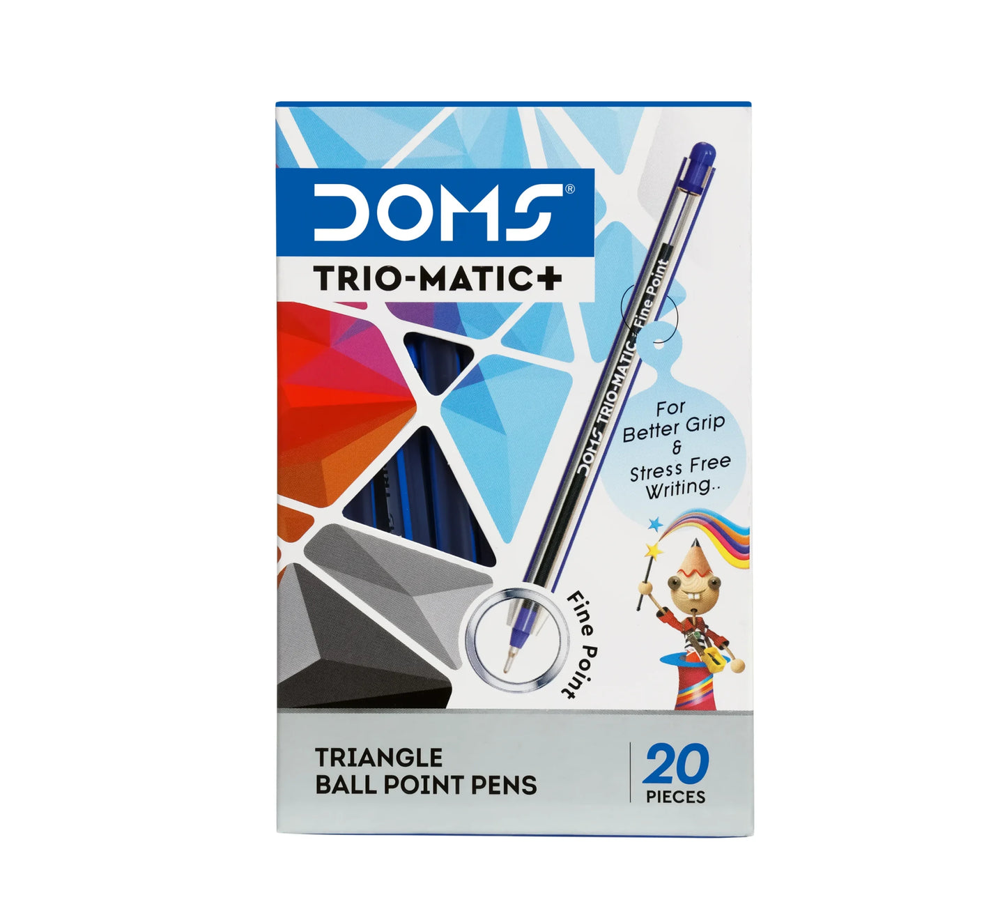 DOMS Trio-Matic + Ball Point Pens