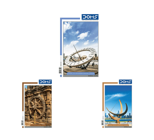 DOMS Single Line Notebook (Sundial Series)
