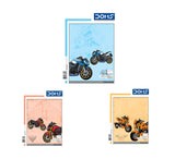 DOMS Single Line Notebook(Street Riders Series)