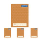 DOMS Single – Interleaf Notebook(Brown Series) 24x18Cm – 172 Pages