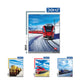 DOMS Unruled Notebook (Train Tours Series)