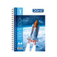 DOMS 1 Subject Spiral Notebook(Space Series) – Unruled Line