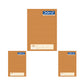 DOMS Single Line Notebook(Brown Series) 27×17 – 172 Pages
