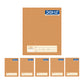 DOMS R&B with Gap Notebook(Brown Series) 19×15.5Cm – 172 Pages