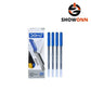 DOMS MICRO POINT PEN BLUE 5 PCS POUCH