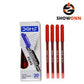 DOMS MICRO POINT PEN RED 5 PCS POUCH