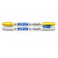DOMS METALLIC BRUSH PEN SILVER s GOLD