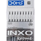DOMS INXO KROME PEN BLACK 10 PCS PACK