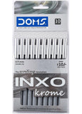 DOMS INXO KROME PEN BLACK 10 PCS PACK