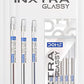 DOMS INXTRA GLASSY BALL PEN BLACK 5 PCS PACK
