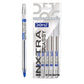 DOMS INXTRA GLASSY BALL PEN BLACK 5 PCS PACK