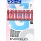 DOMS INXGLO BALL PEN RED 10 PCS PACK