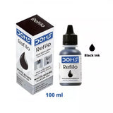 DOMS REFILO WHITE BOARD MARKER INK BLACK 100 ML