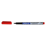 DOMS CD-DVD OHP MARKER PEN RED 1 PCS front view