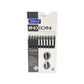 DOMS INXON BALL PEN BLACK 10 PCS