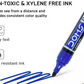 DOMS REFILO PERMANENT MARKER PEN BLUE 1 PCS