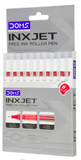 DOMS INXJET ROLLER PEN RED 10 PCS