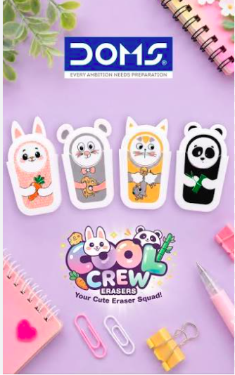 DOMS COOL CREW ERASER 1 PCS
