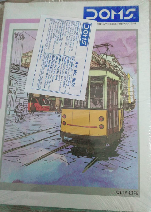 DOMS Exercise Notebook 172 Pages Double Line