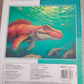 DOMS Exercise Notebook 120 Pages Single Line Interleaf cover featuring colorful dinosaur illustration and aquatic scene.