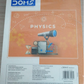 DOMS Physics Practical Book 132 Pages cover featuring physics illustrations and equipment, size 26 × 22 cm.