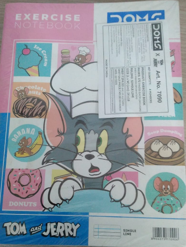 DOMS Exercise Book Tom and Jerry 172 Pages