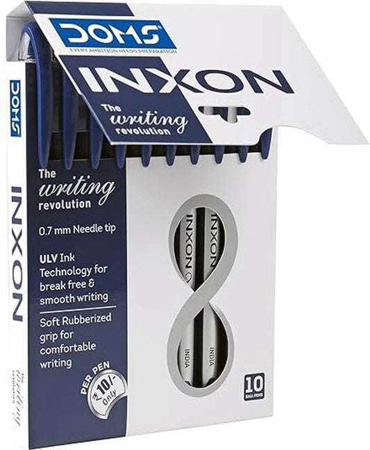 DOMS INXON BALL PEN BLUE 10 PCS