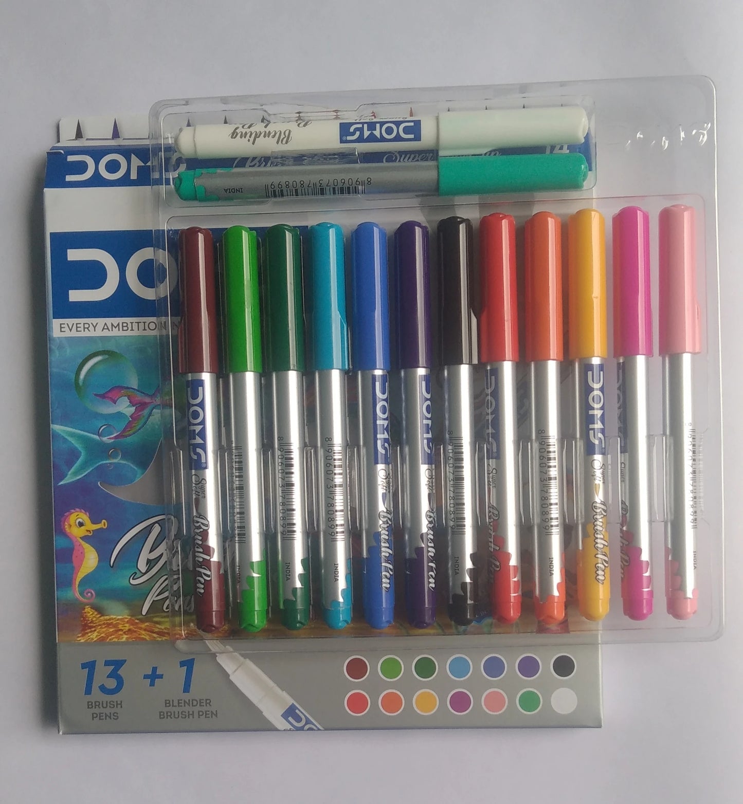 DOMS Brush Pen 13 + 1 (14 Shades)