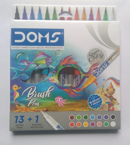 DOMS BRUSH PEN 13 + 1 SHADES 14