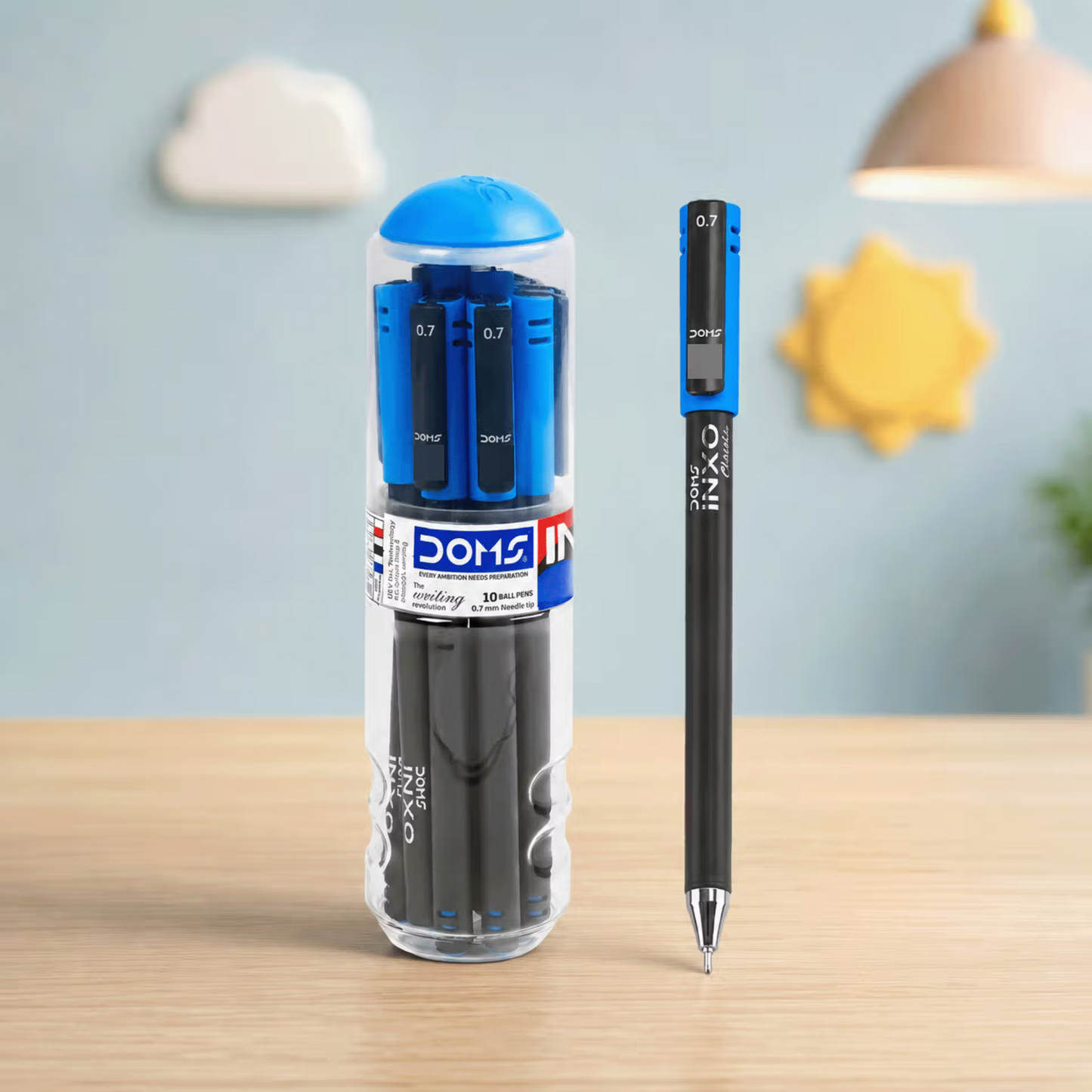 DOMS INXO CLASSIC PEN 10 PCS JAR PACK
