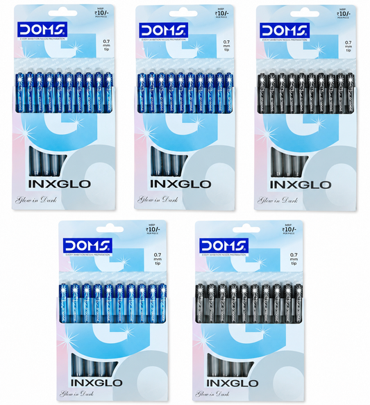 DOMS INXGLO BALL PEN 50 PCS PACK