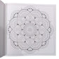 DOMS Colouring Book Hobby Essentials detailed mandala design for creative coloring activities.